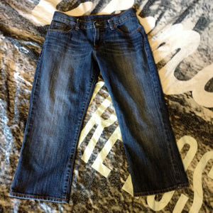 Lucky Brand Dungarees Classic Fit Crop Jean 28